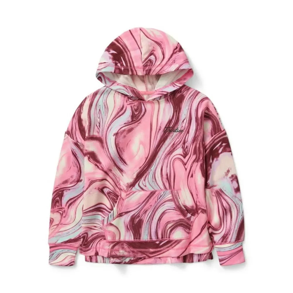Justice Girls Marbled Sweatshirt Size Large (12-14)